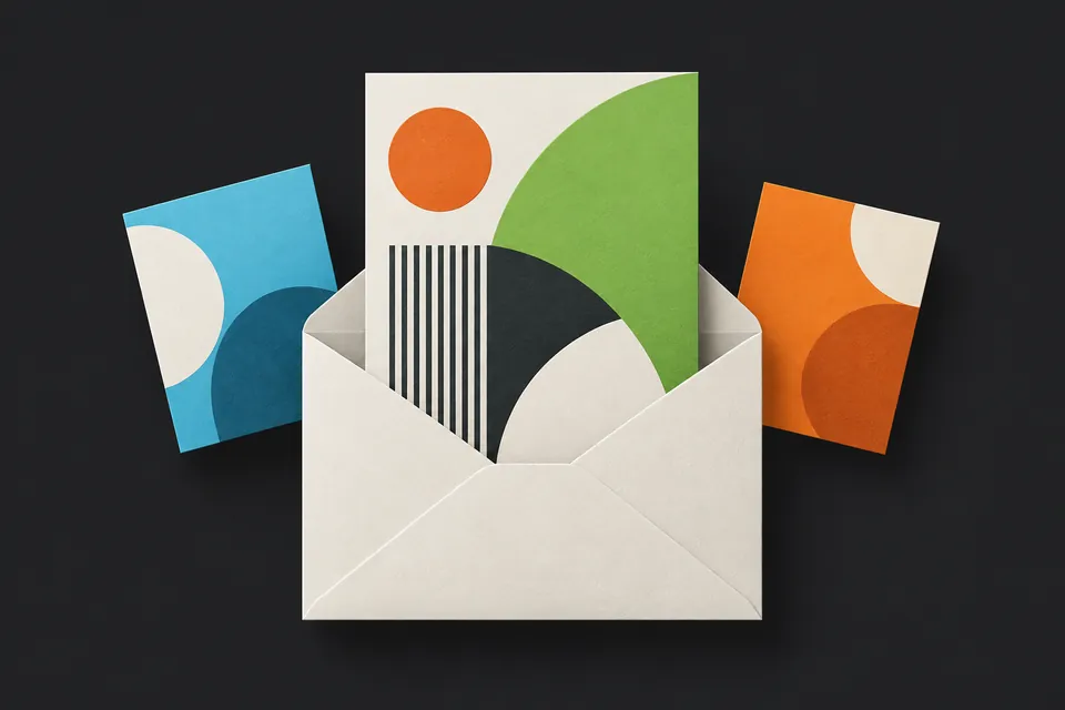Newsletter and email campaign artwork in Digitalise brand colours