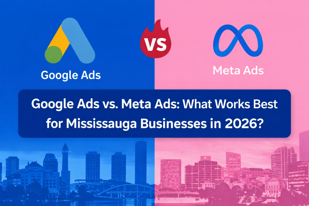 Google Ads vs Meta Ads in Mississauga
