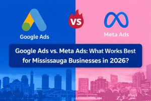 Google Ads vs Meta Ads in Mississauga